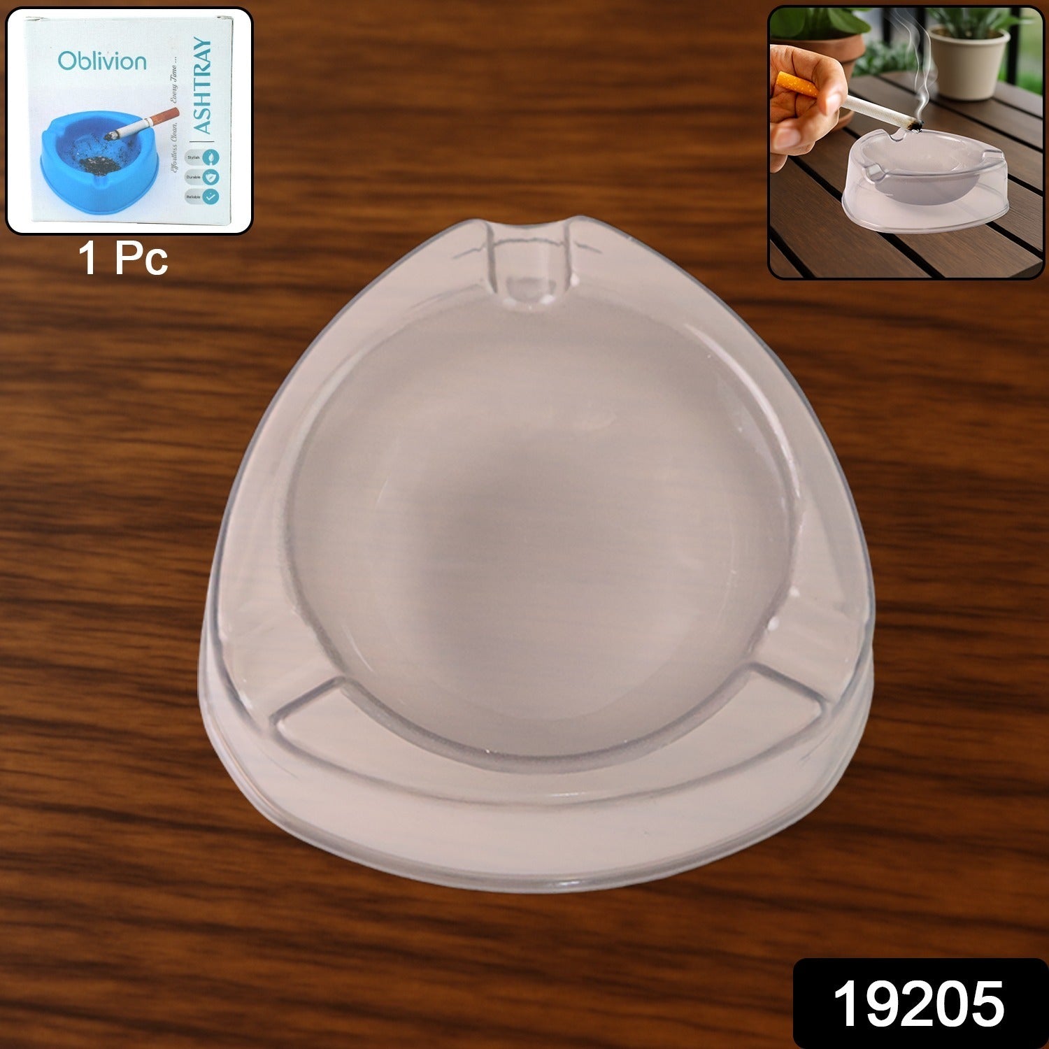 Oblivion Large Capacity Plastic Ashtray Oblivion Large Capacity Plastic Ashtray
